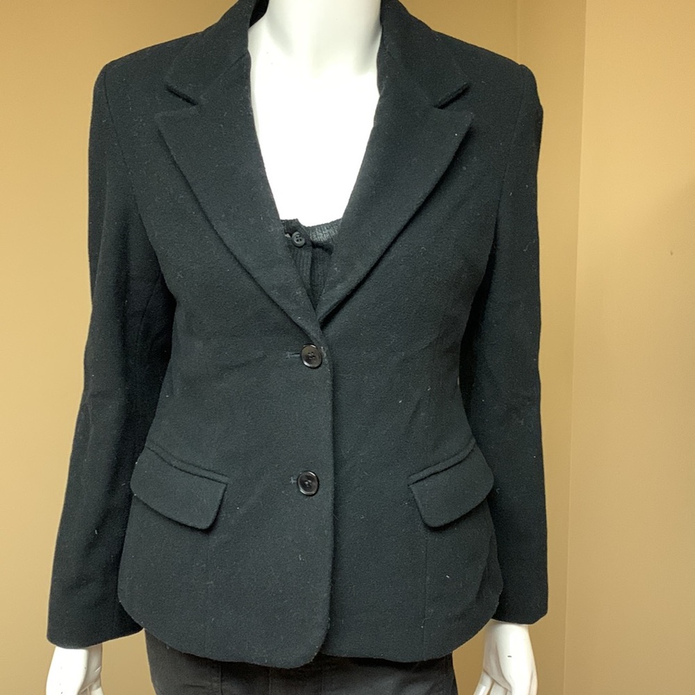 NET Wool Blazer size 6 Black